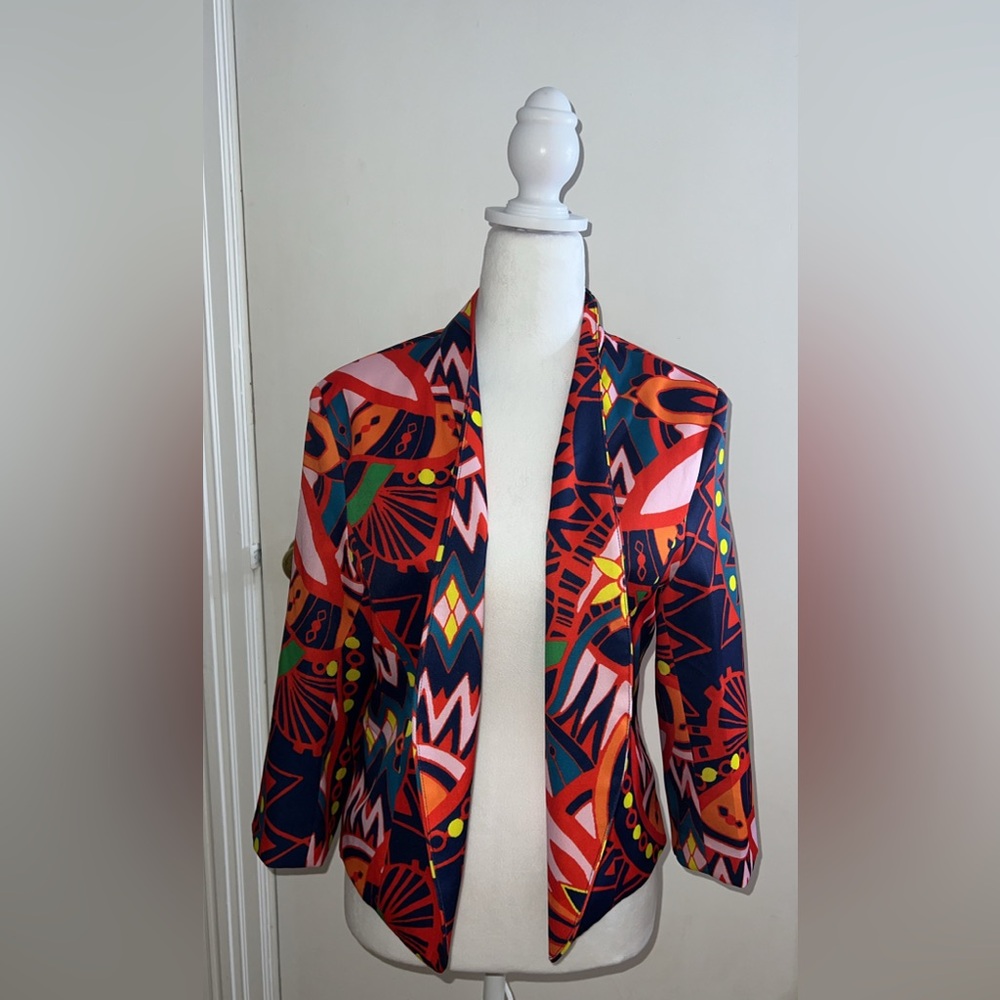 Vibrant Abstract Women's Blazer